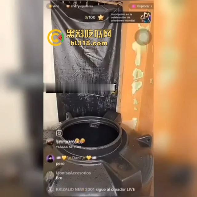 TikTok博主直播事故，为了吸引观看量想悬挂在水面上，结果卡在桶里，他在成千上万的观众面前淹死了。-6